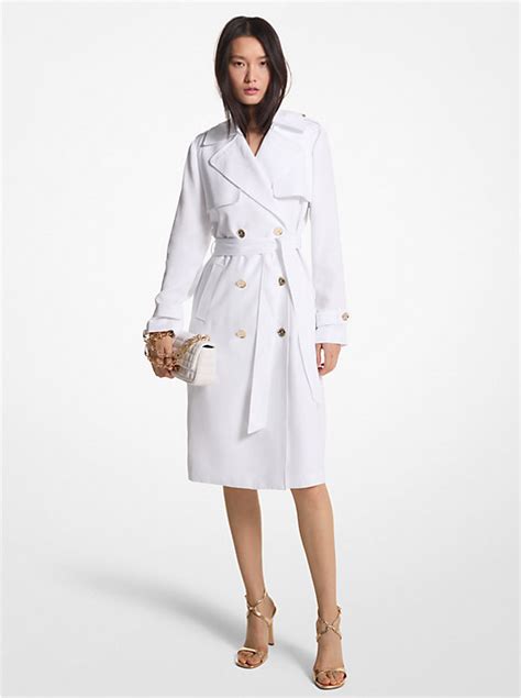 michael kors drapy|Draped Trench Coat .